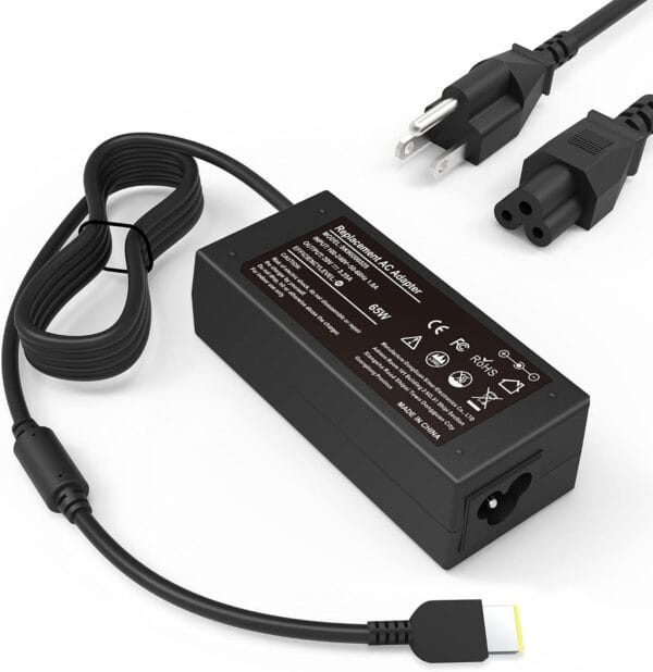 Cargador GENERICO 20V 3.25A 65W  (USADO)  para Lenovo ThinkPad X1 X270 X240 X240S X250 T470 T450S T440 T440S T460S T460 T450 T440P T540P T470S T431S T560 T577 0 T55 0 E570 E560 E550 E540 G50-45 G50-80